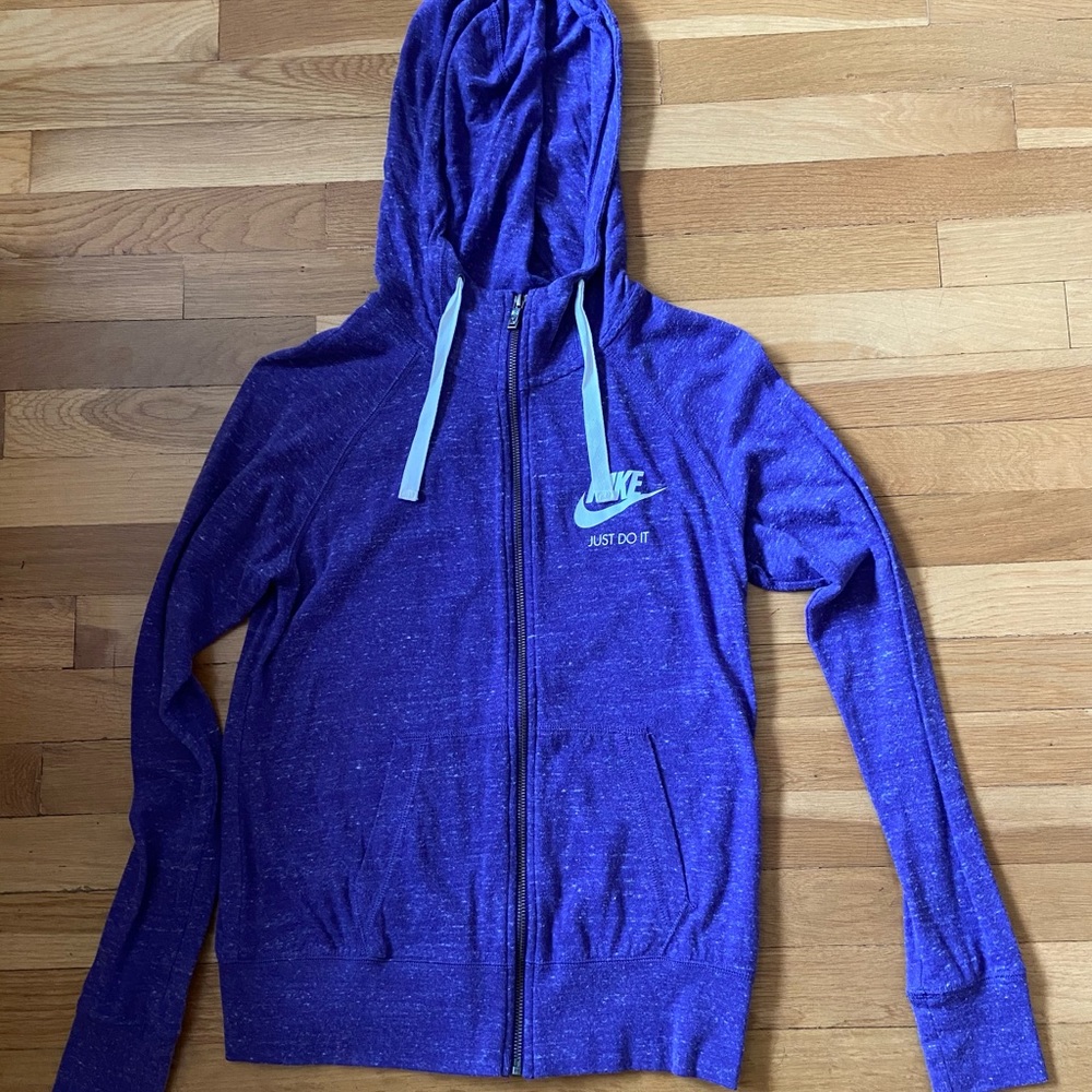 Nike Womens Zipper Sweatshirt Size S